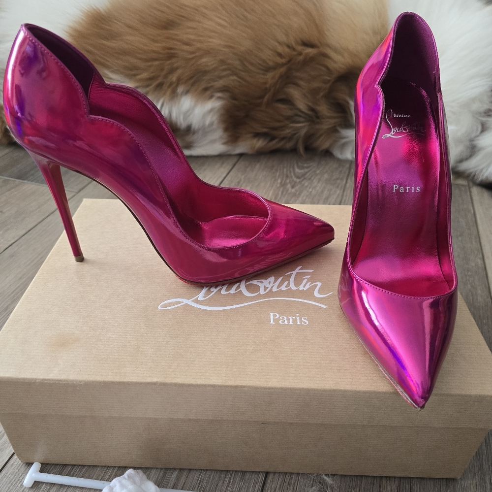 Christian Louboutin Hot Chick 100 Pink Heel